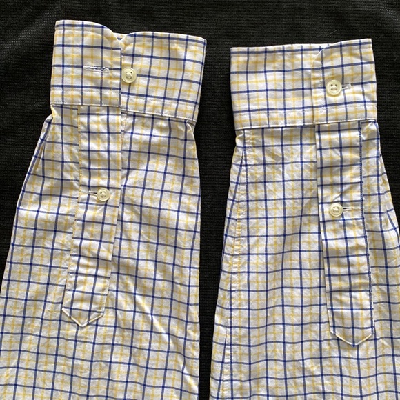 Ralph Lauren 100% cotton Custom Fit Long Sleeve Button Down Windowpane check - Picture 10 of 14